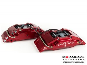 FIAT 500 Brake Upgrade Kit - Tarox 6 Pot Brake Conversion Kit - Red - Sport Plus